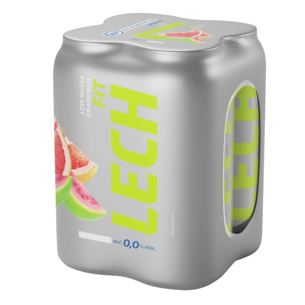 Piwo Lech FREE Fit grapefruit 0% 500 ml 4-pak puszka DRS