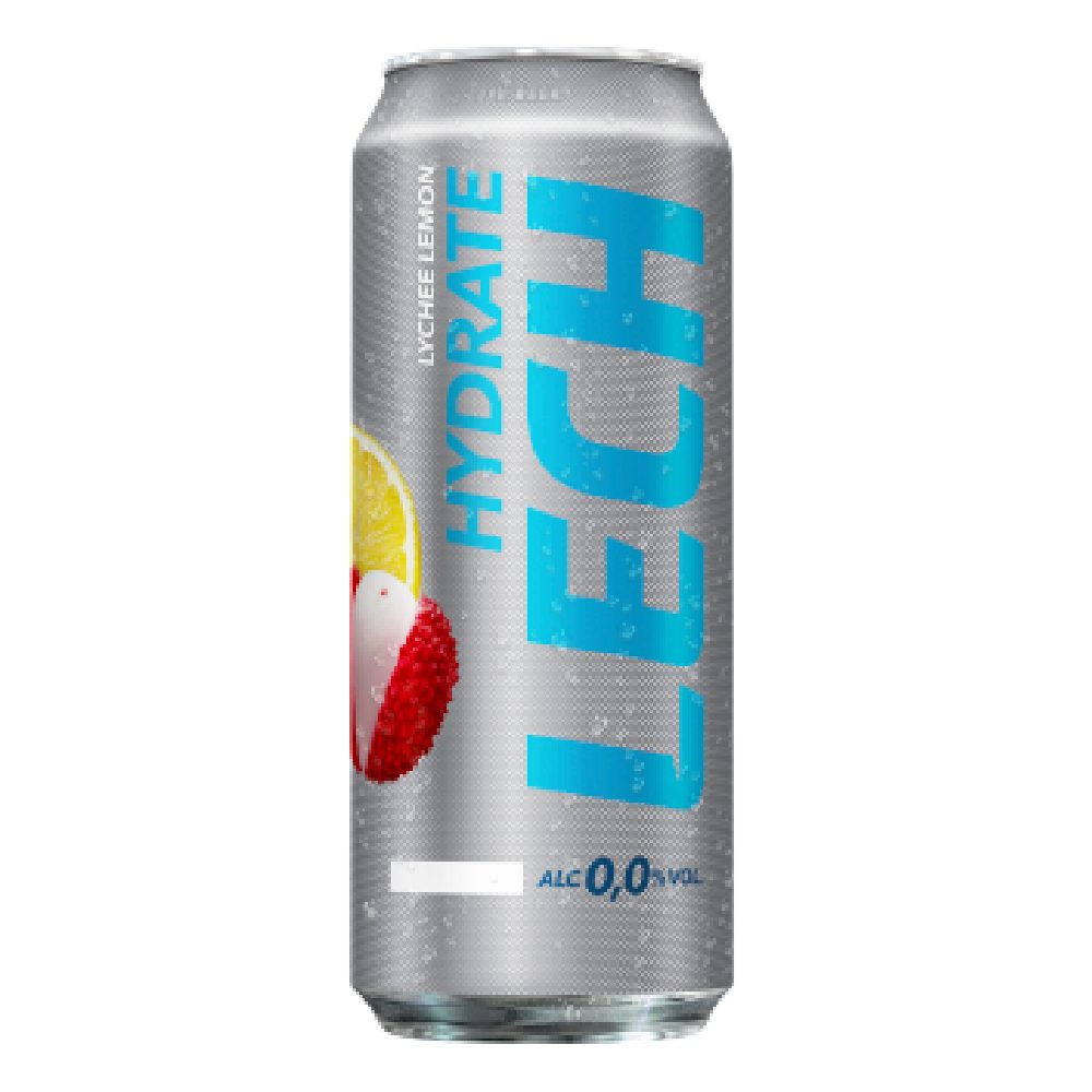 Piwo Lech Free Active Hydrate Liczi i Cytryna 0% 500 ml puszka DRS