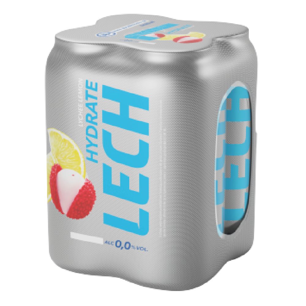 Piwo Lech Free Active Hydrate Liczi i Cytryna 0% 500 ml 4-pak puszka DRS