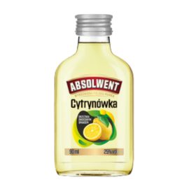 Likier Absolwent Cytrynówka 25% 90 ml