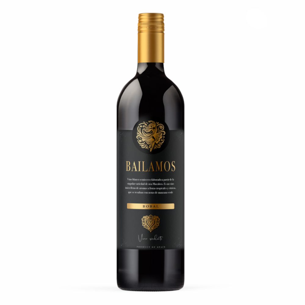Wino Bailamos Semi Dry Bobal 12% czerwone półwytrawne 750 ml