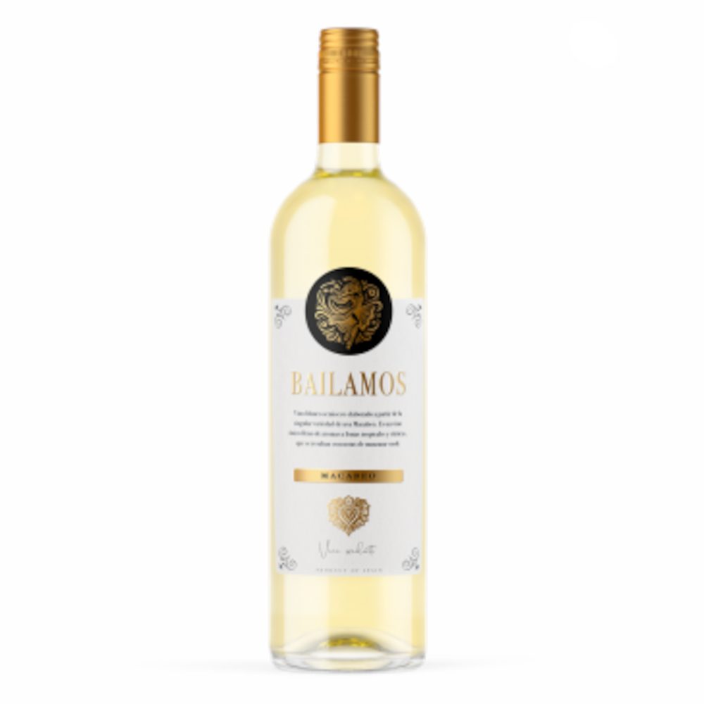 Wino Bailmos Semi Dry Macabeo 12% białe półwytrawne 750 ml
