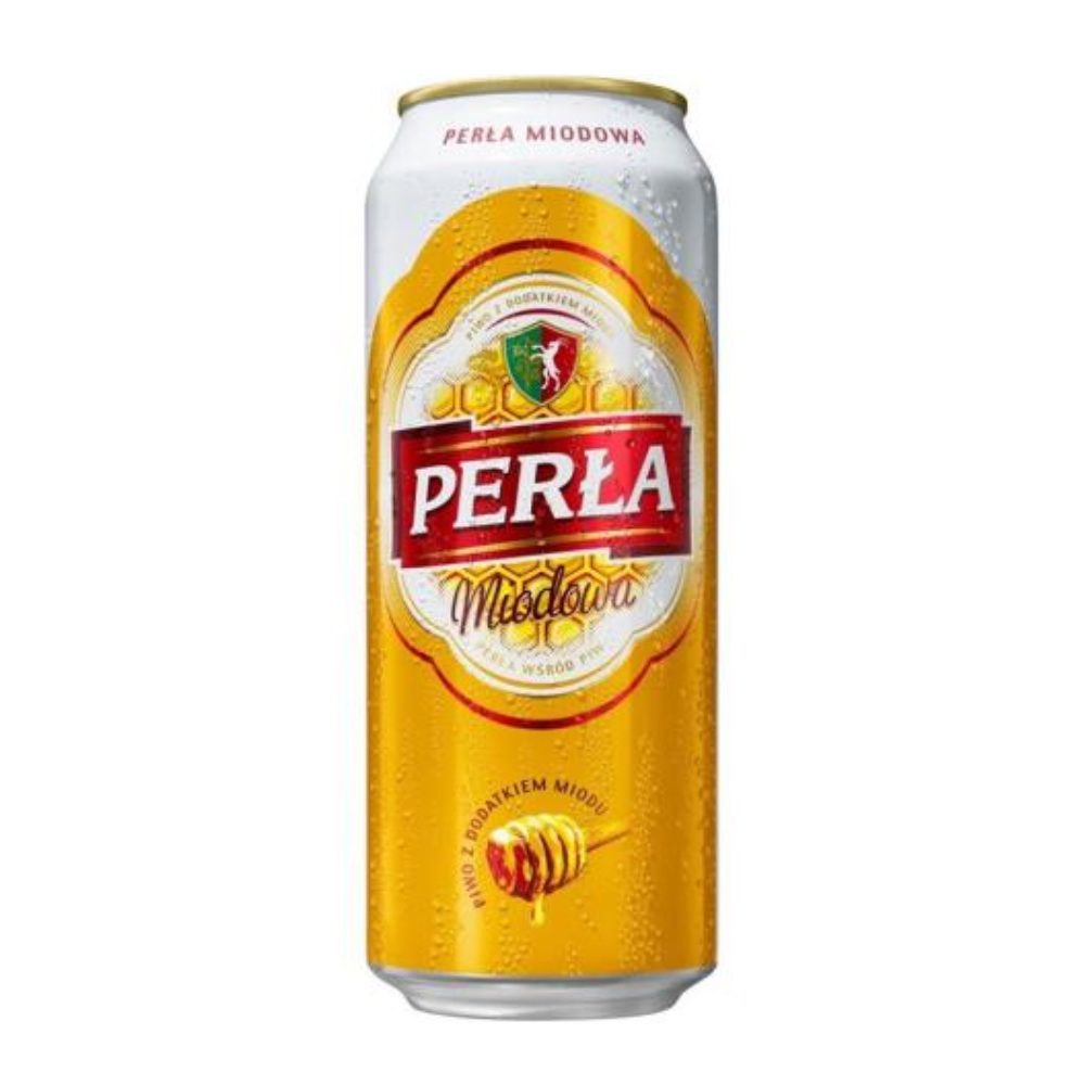 Piwo Perła Miodowa 5,4% 500 ml puszka