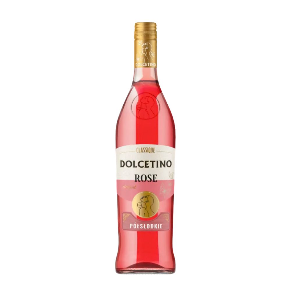 Wino Dolcetino Classic Rose 13% różowe półsłodkie 750 ml