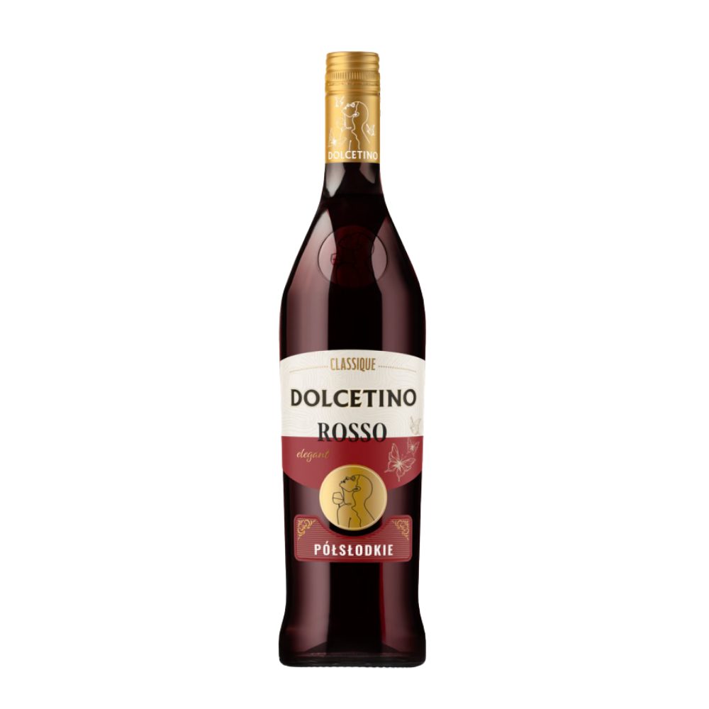 Wino Dolcetino Classic Rosso 13% czerwone półsłodkie 750 ml