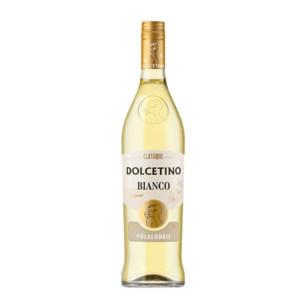 Wino Dolcetino Classic Bianco 13% białe półsłodkie 750 ml