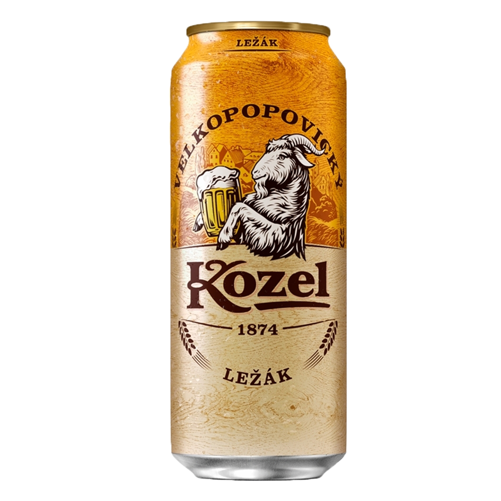 Piwo Kozel Lezak 4,6% 500 ml puszka DRS