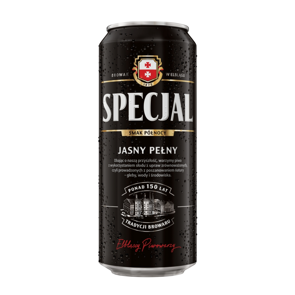 Piwo Specjal Jasne Pełne 5,6% 500 ml puszka DRS