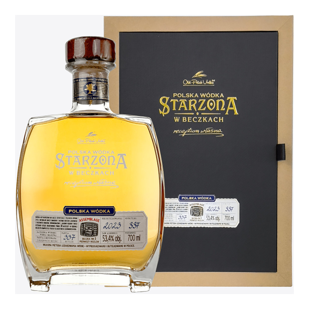 Wódka Polska Starzona w Beczkach Assemblage 3 YO 53,4% 700 ml