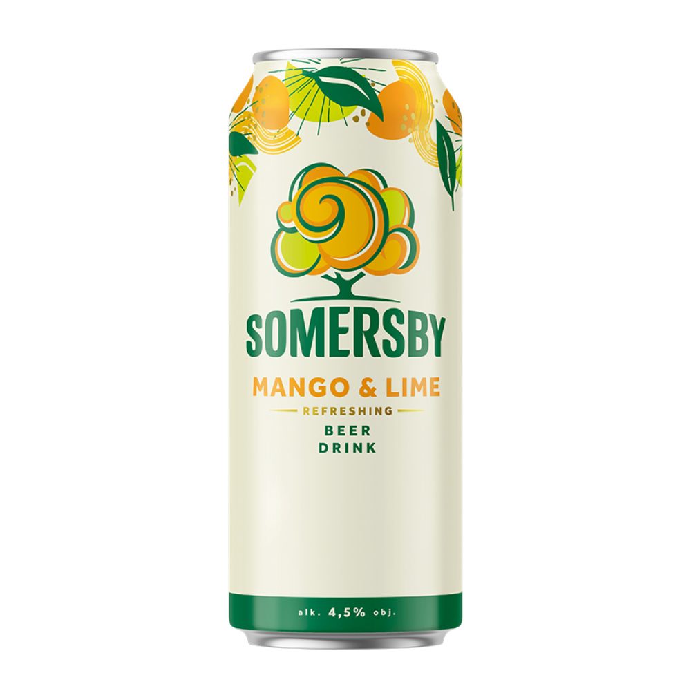 Piwo Somersby Mango & Lime 4,5% 500 ml puszka DRS