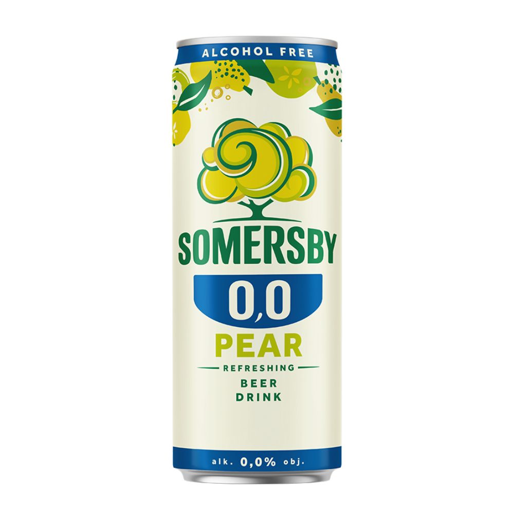Piwo Somersby Pear 0% 330 ml Puszka DRS