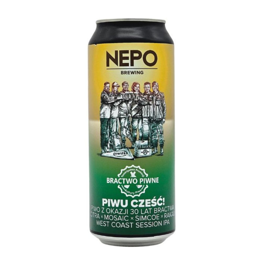 Nepomucen Piwu Cześć West Coast IPA 5,3% 500 ml puszka