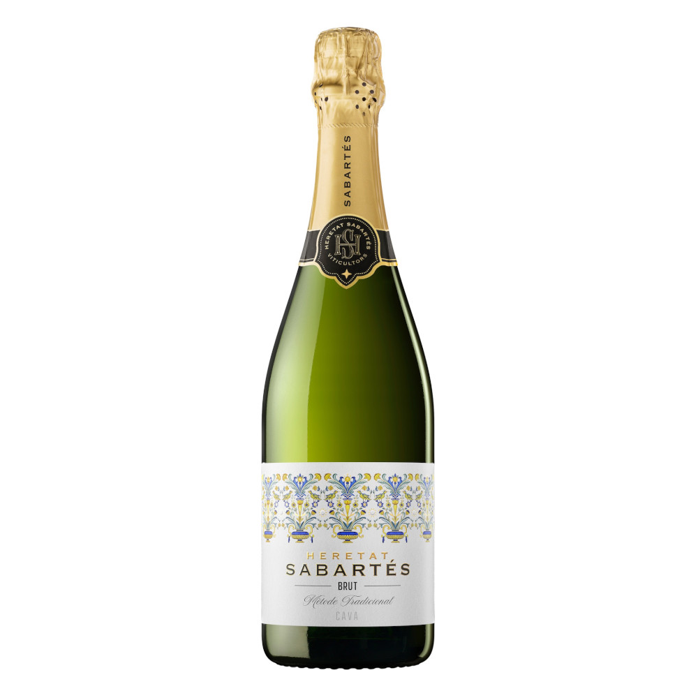 Wino Musujące Heretat Sabartes Cava Brut DO 11,5% białe wytrawne 750 ml