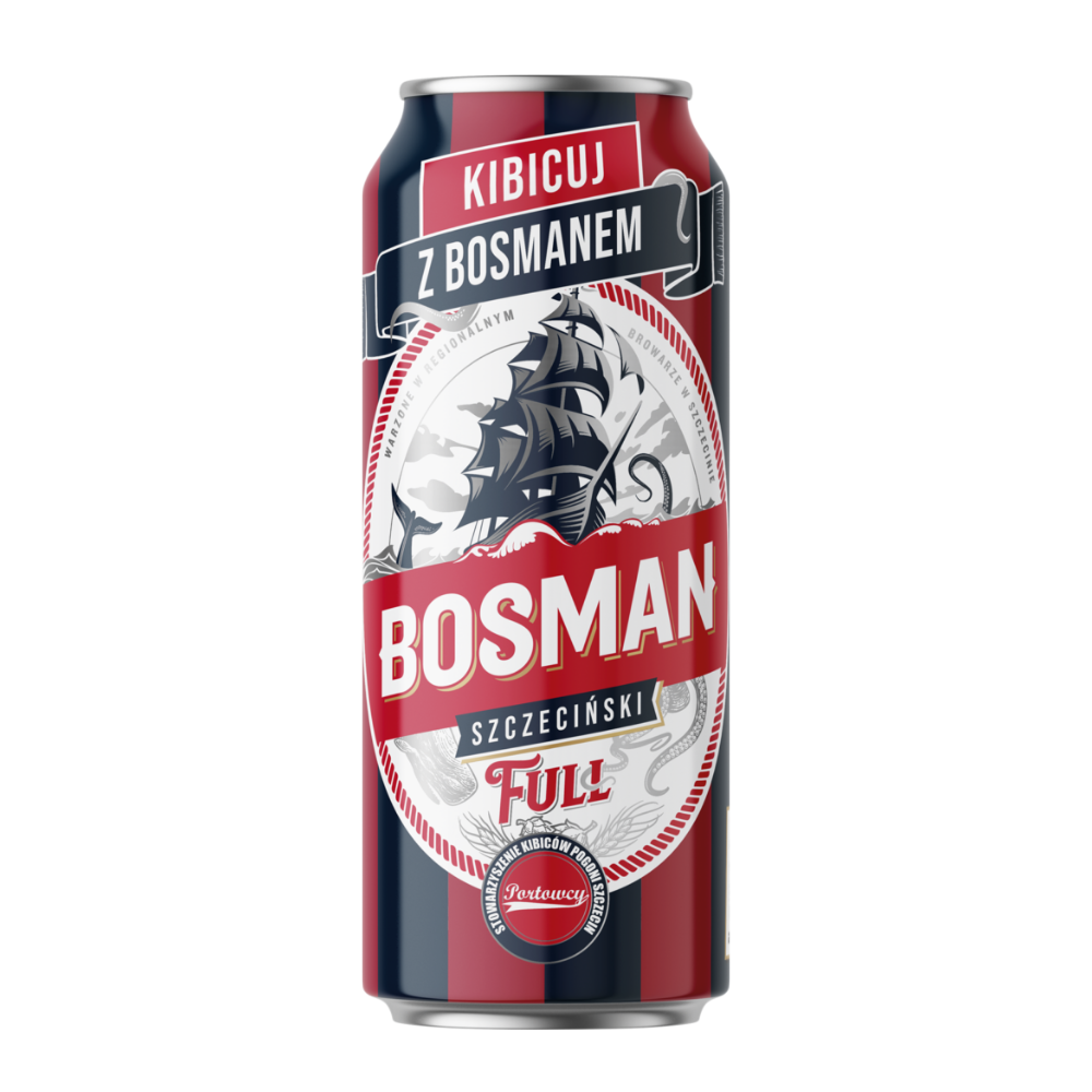 Piwo Bosman Szczeciński Full 5,6% 500 ml Puszka DRS