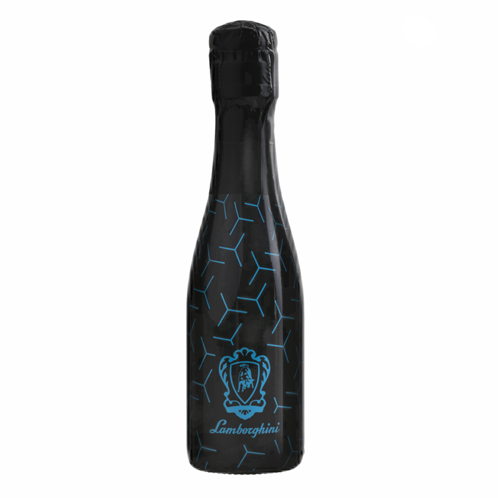 Wino Lamborghini Vino Spumante Brut Mini Fluo Blue 12% białe wytrawne 200 ml
