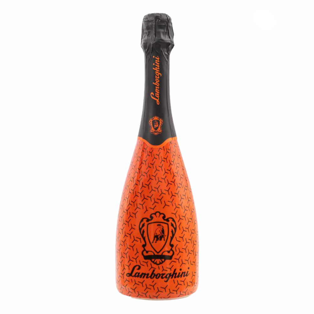 Wino Musujące Lamborghini Sleeve Orange Demi Sec Vino Spumante Millesimato 12% białe wytrawne 750 ml
