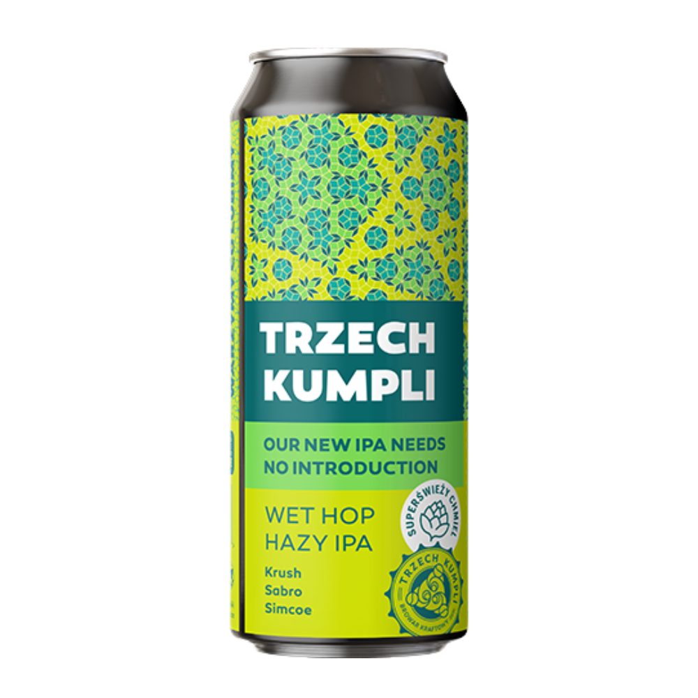 Browar Trzech Kumpli Wet Hop IPA 6,5% 500 ml puszka