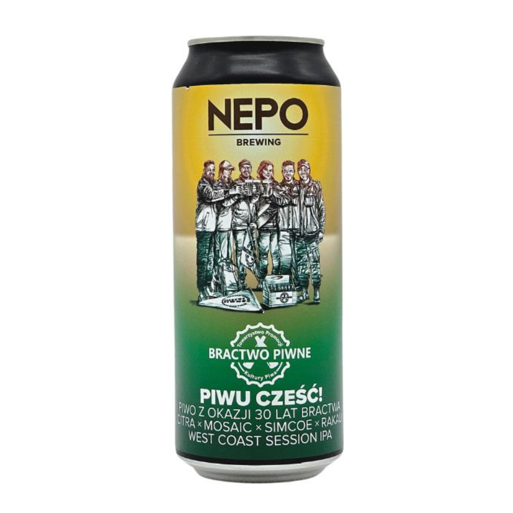 Nepomucen Piwu Cześć West Coast IPA 5,3% 500 ml puszka