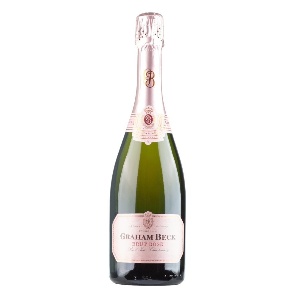 Wino musujące Graham Beck MCC Brut Rose NV 12% różowe wytrawne 750 ml