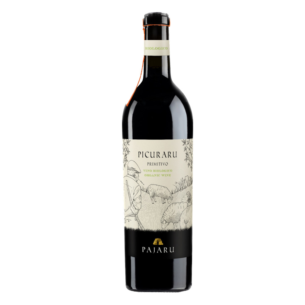 Wino Pajaru Primitivo Picuraru IGT Biologico 15% czerwone wytrawne 750 ml