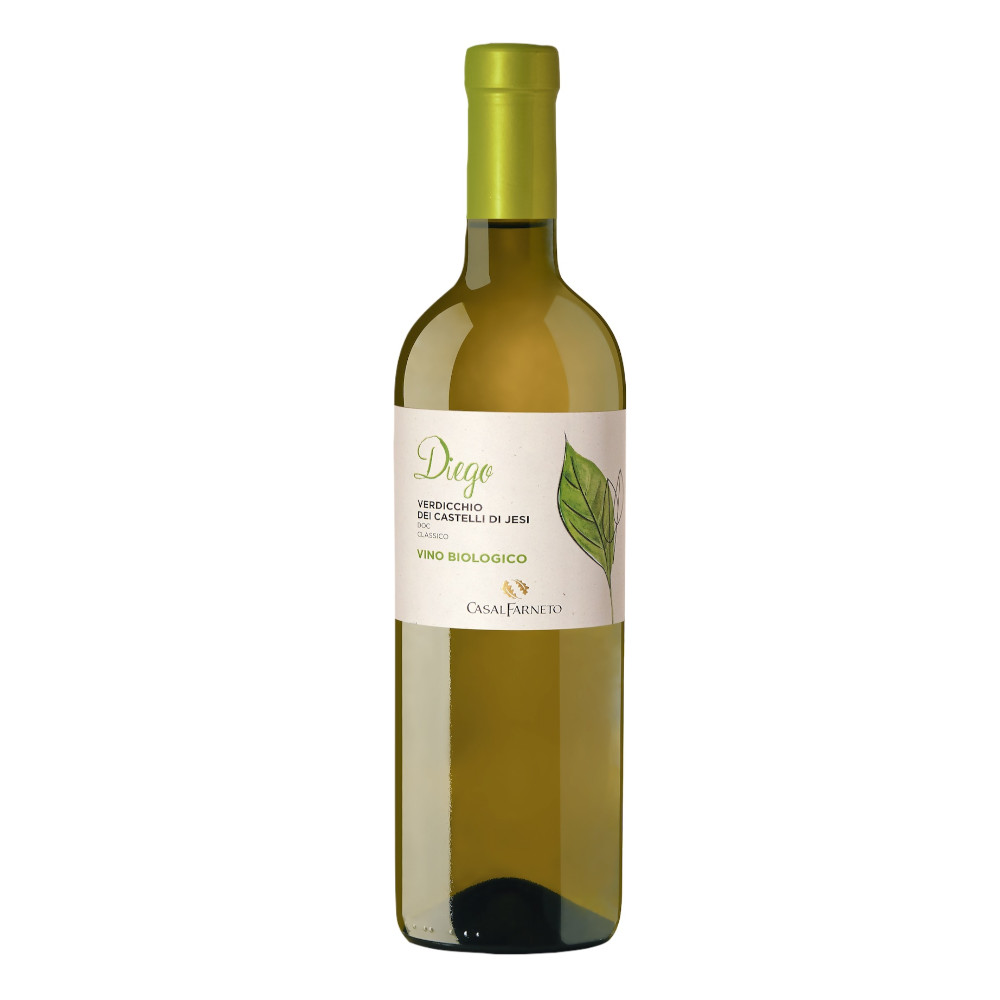 Wino Casal Farneto Diego Verdicchio dei Castelli di Jesi DOC Classico Organico 12,5% białe wytrawne 750 ml