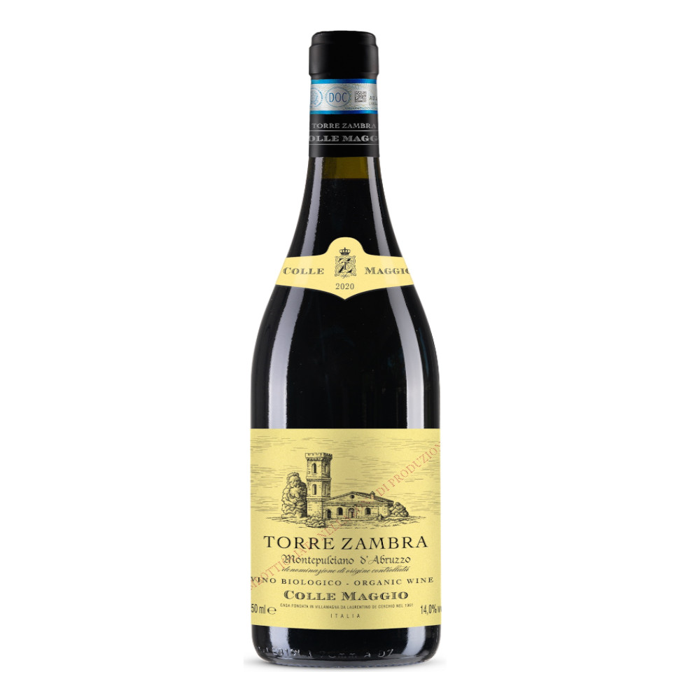 Wino Torre Zambra Montepulciano d'Abruzzo DOC Colle Maggio Organico 14% czerwone wytrawne 750 ml