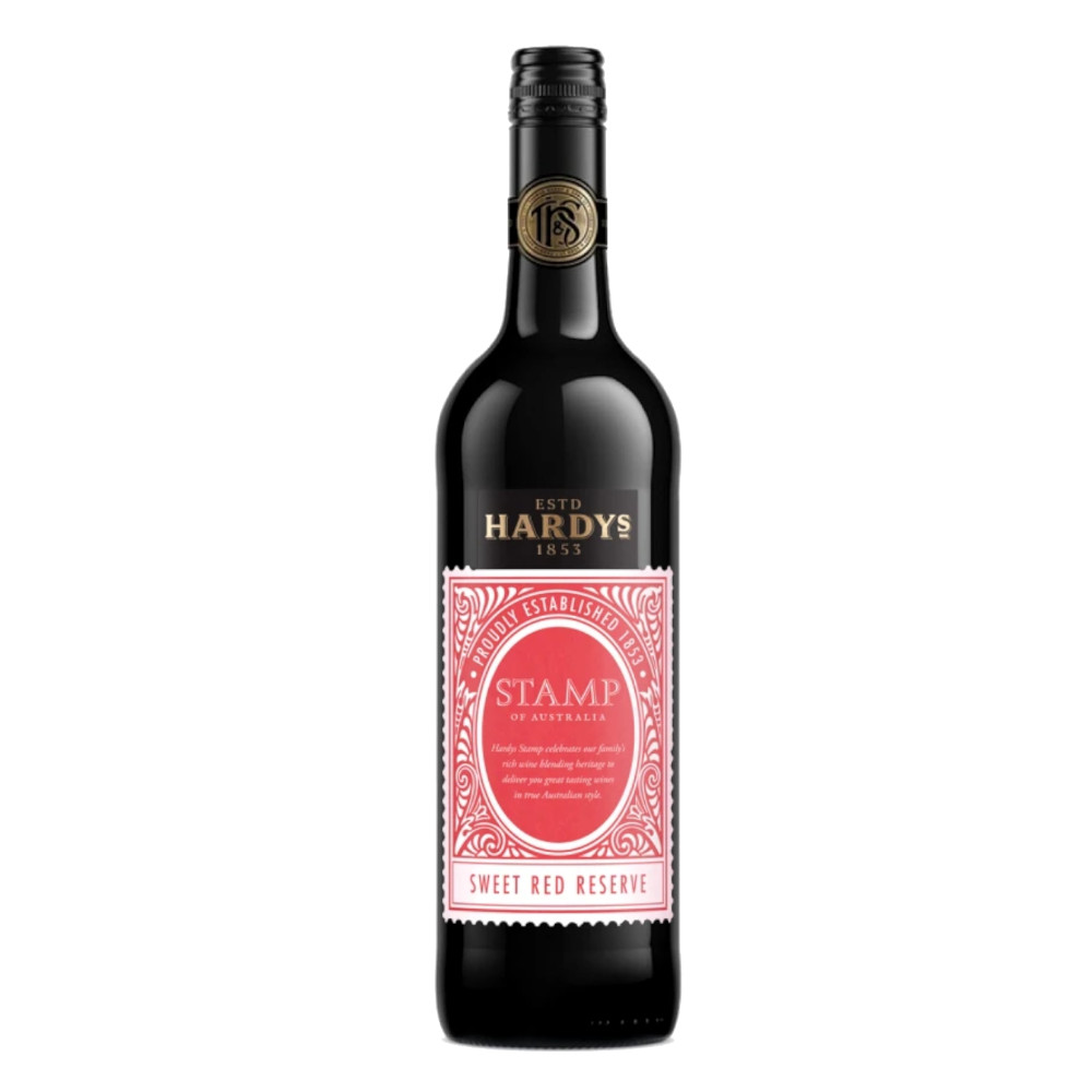 Wino Hardys Stamp Of Australia Sweet Red Reserve 11,5% czerwone słodkie 750 ml