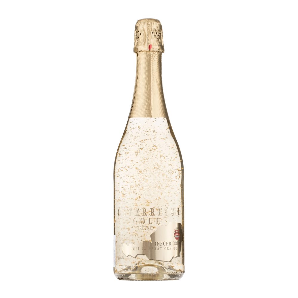 Wino musujące Österreich Gold 23k gold białe wytrawne 750 ml