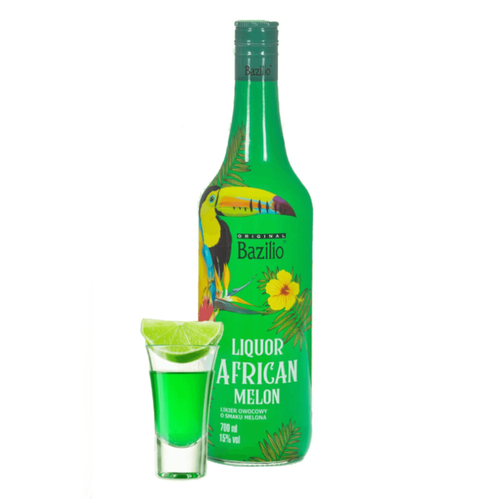 Likier Bazilio African Melon 15% 700 ml