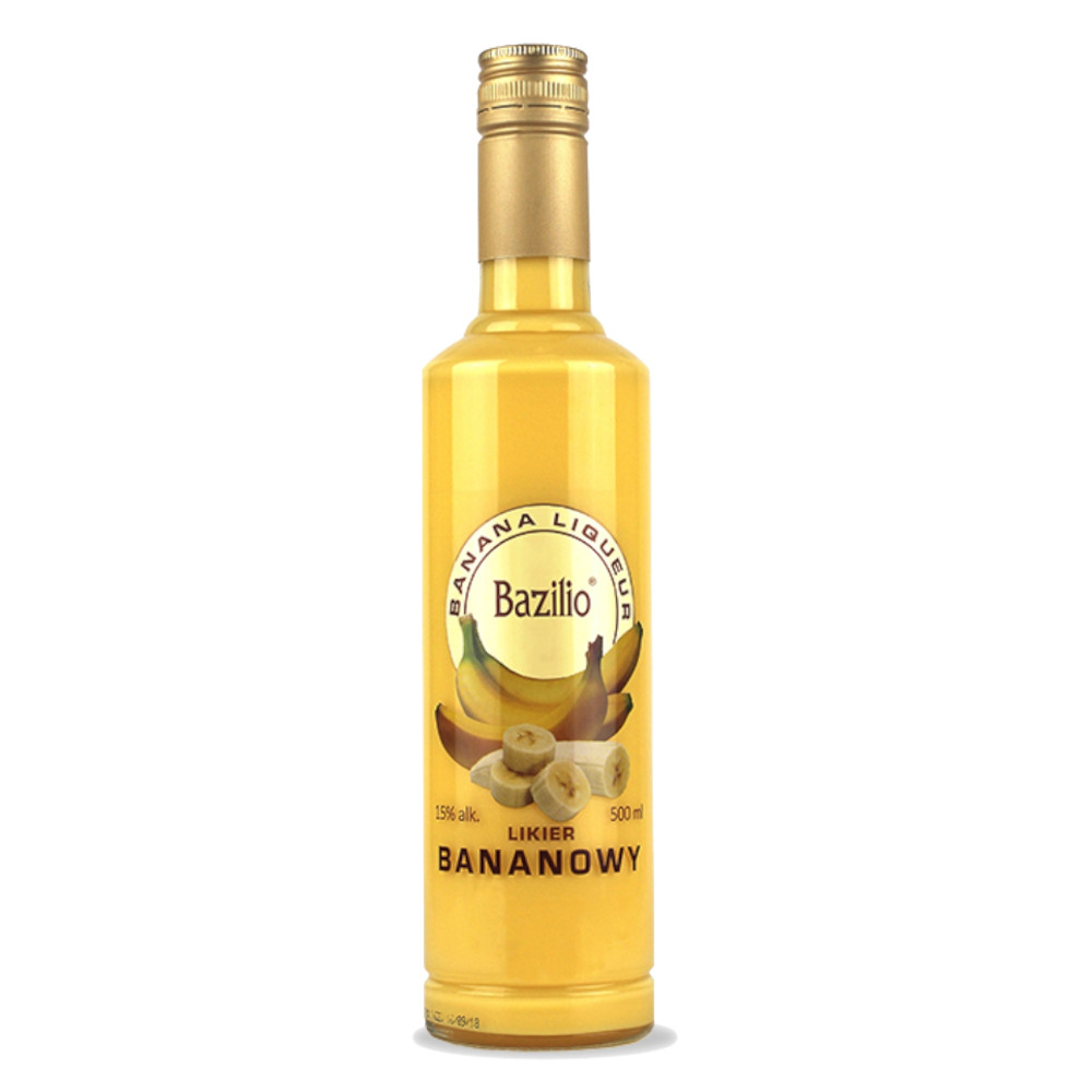 Likier Bazilio Bananowy 15% 500 ml