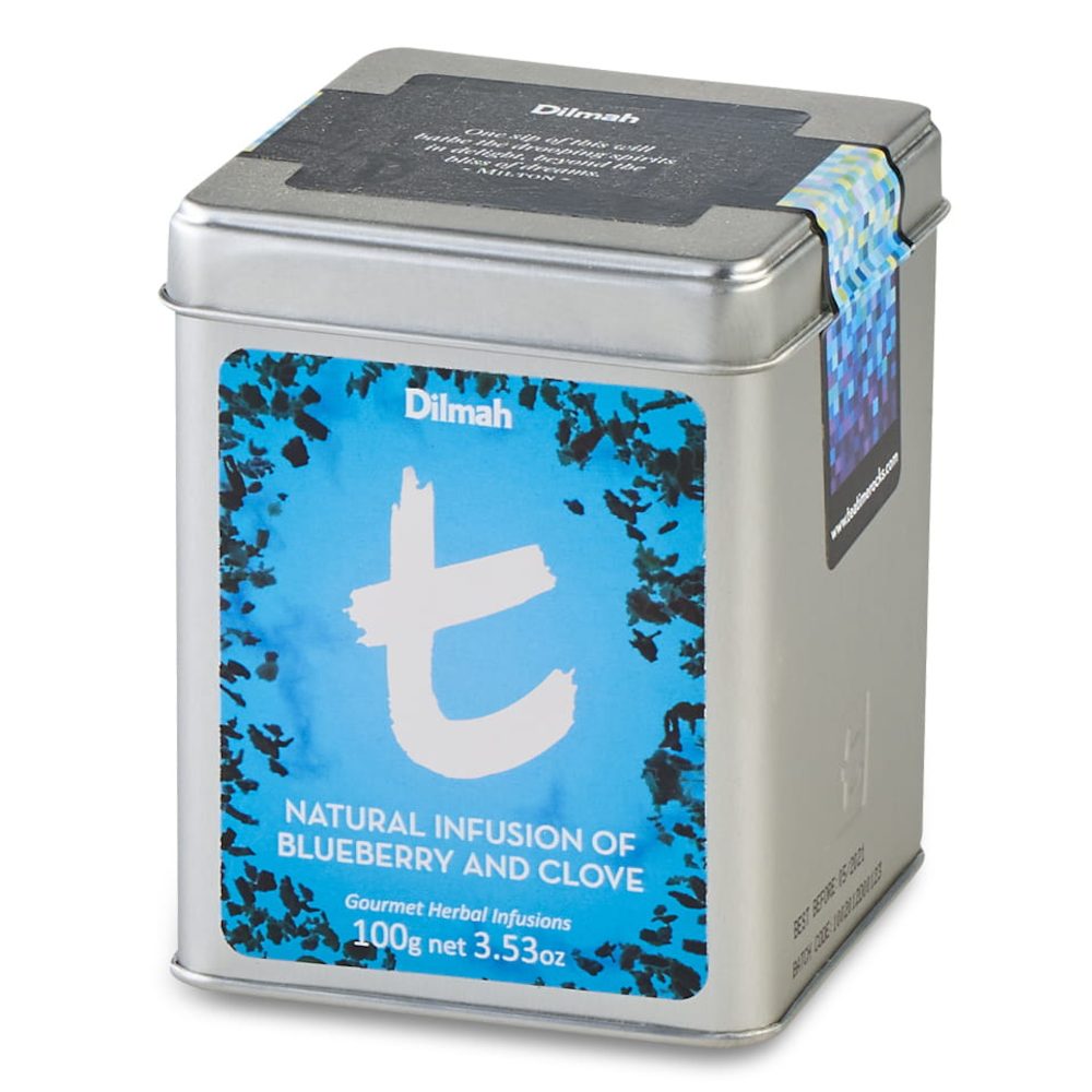 Herbata Dilmah Natural Infusion of Blueberry and Clove t-SERIES puszka 100 g