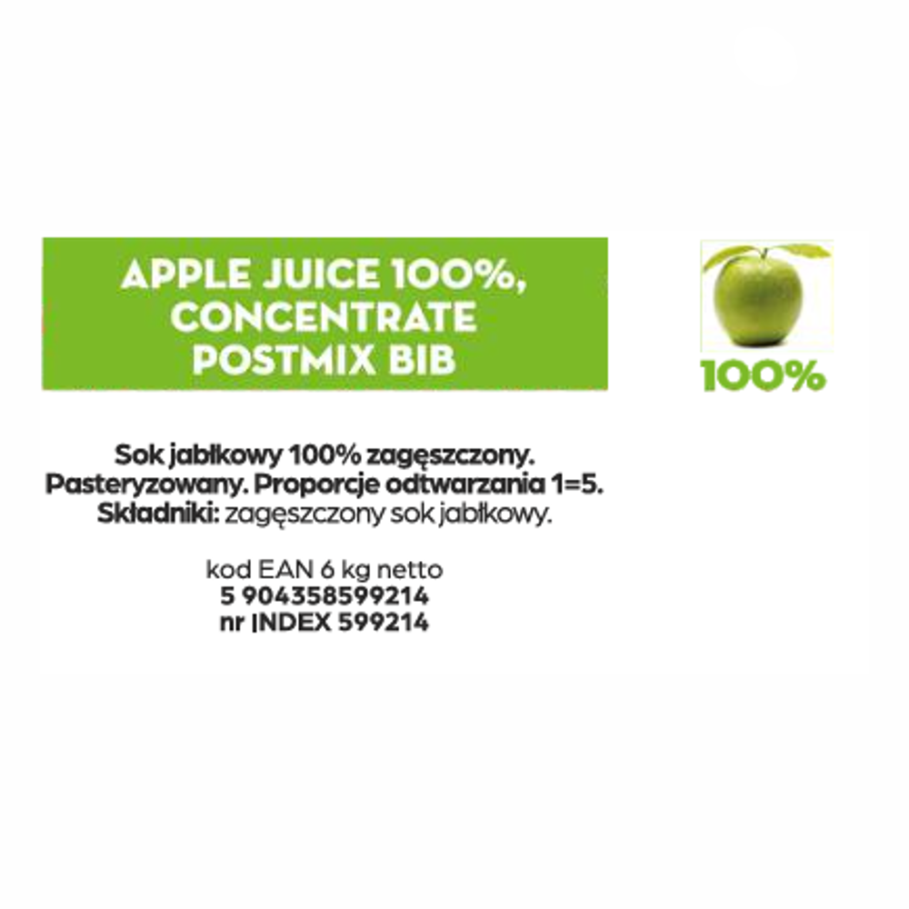Sok Jabłkowy 6kg BIB