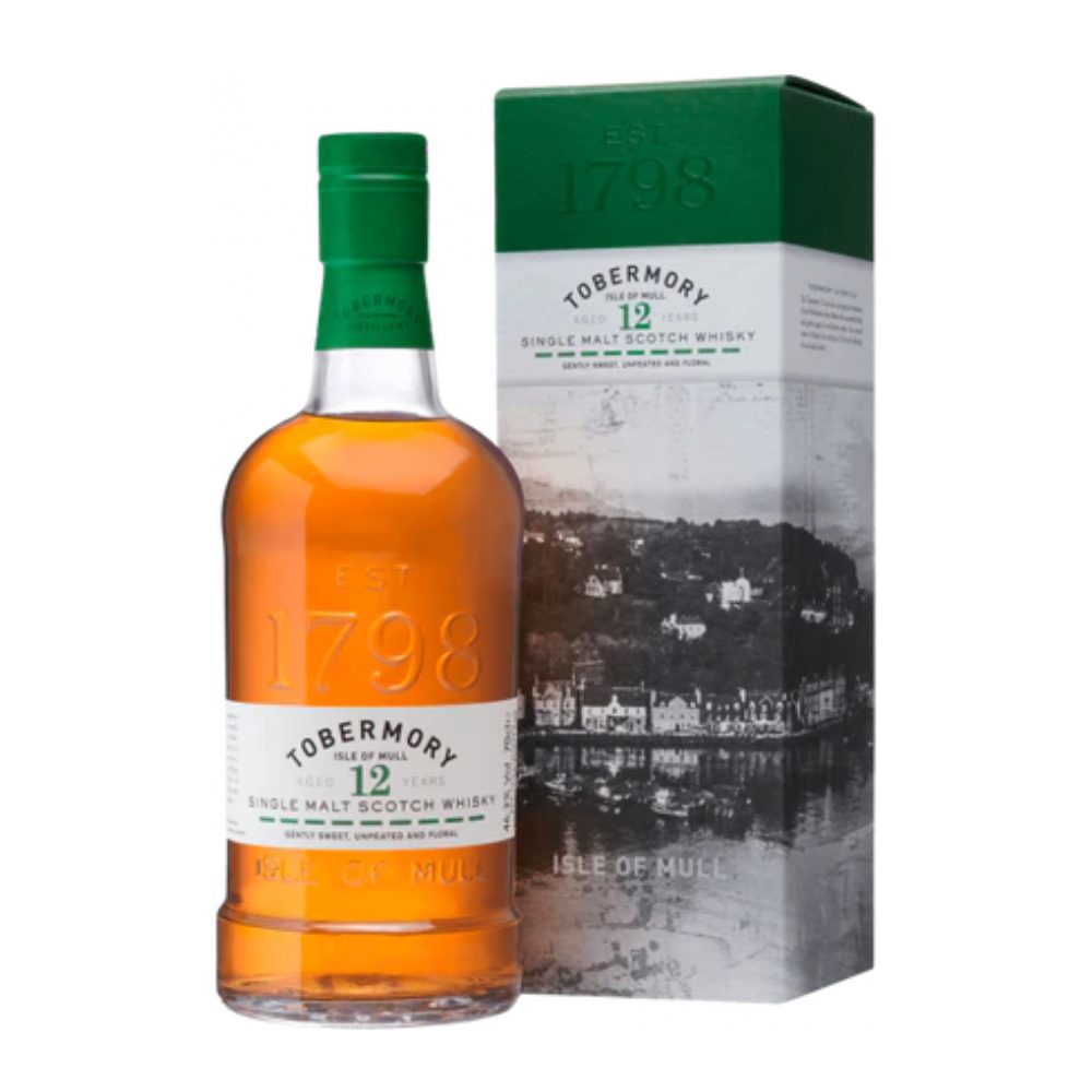 Whisky Tobermory 12YO Island Mull 46,3% 700 ml kartonik