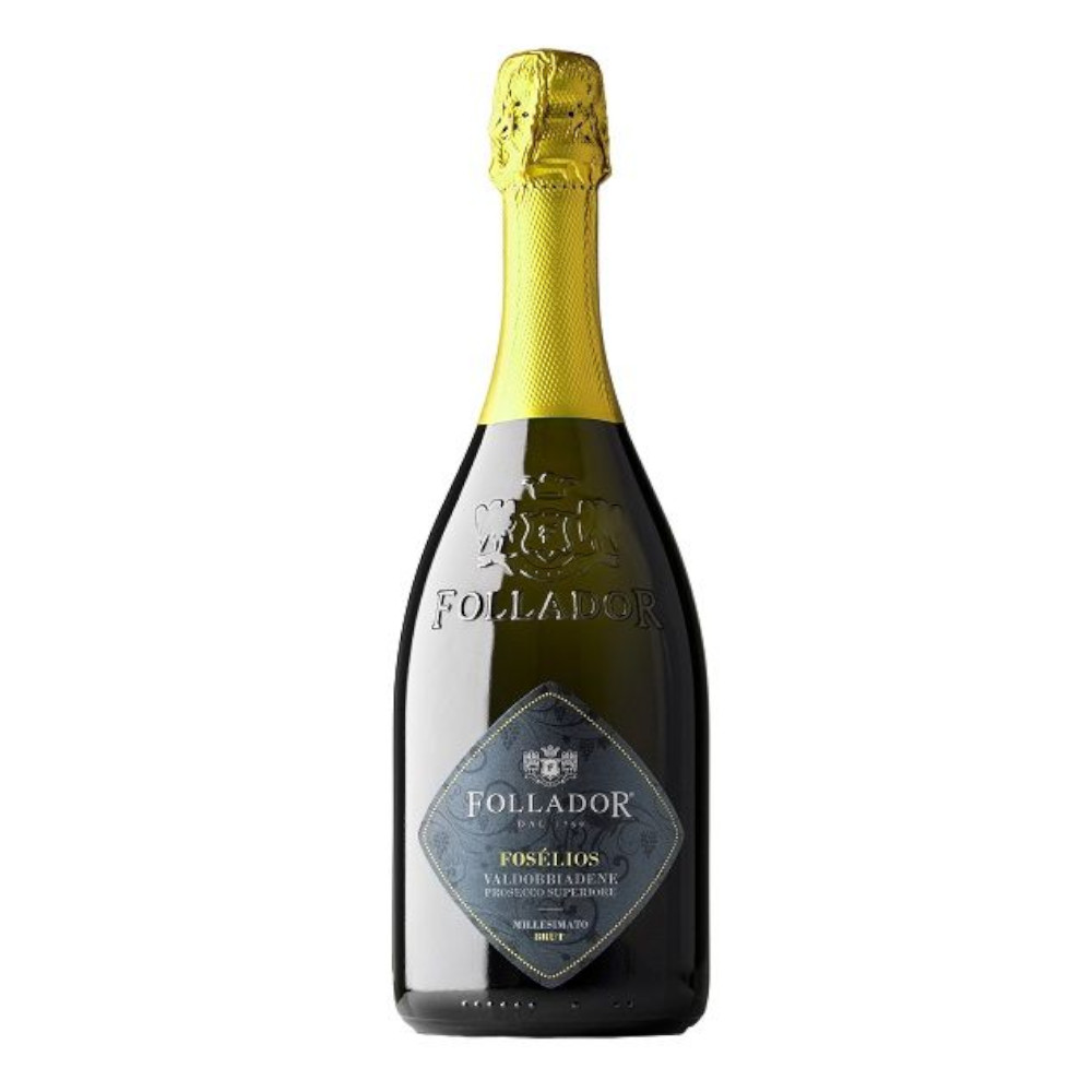 Wino musujące Follador Prosecco Valdobbiadene Superiore DOCG Brut Millesimato Foselios 11,5% białe wytrawne 750 ml