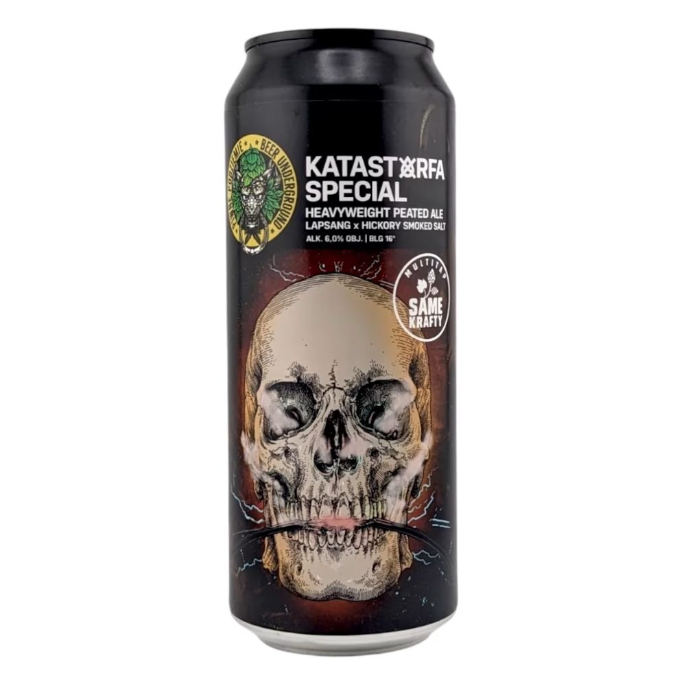 Piwo Piwne Podziemie Katastorfa 2025 Heavyweight Peated Ale 500 ml Puszka