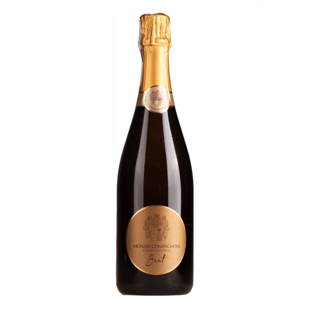 Wino Musujące Monzio Compagnoni Franciacorta Brut NV DOCG 12,5% białe wytrawne 750 ml