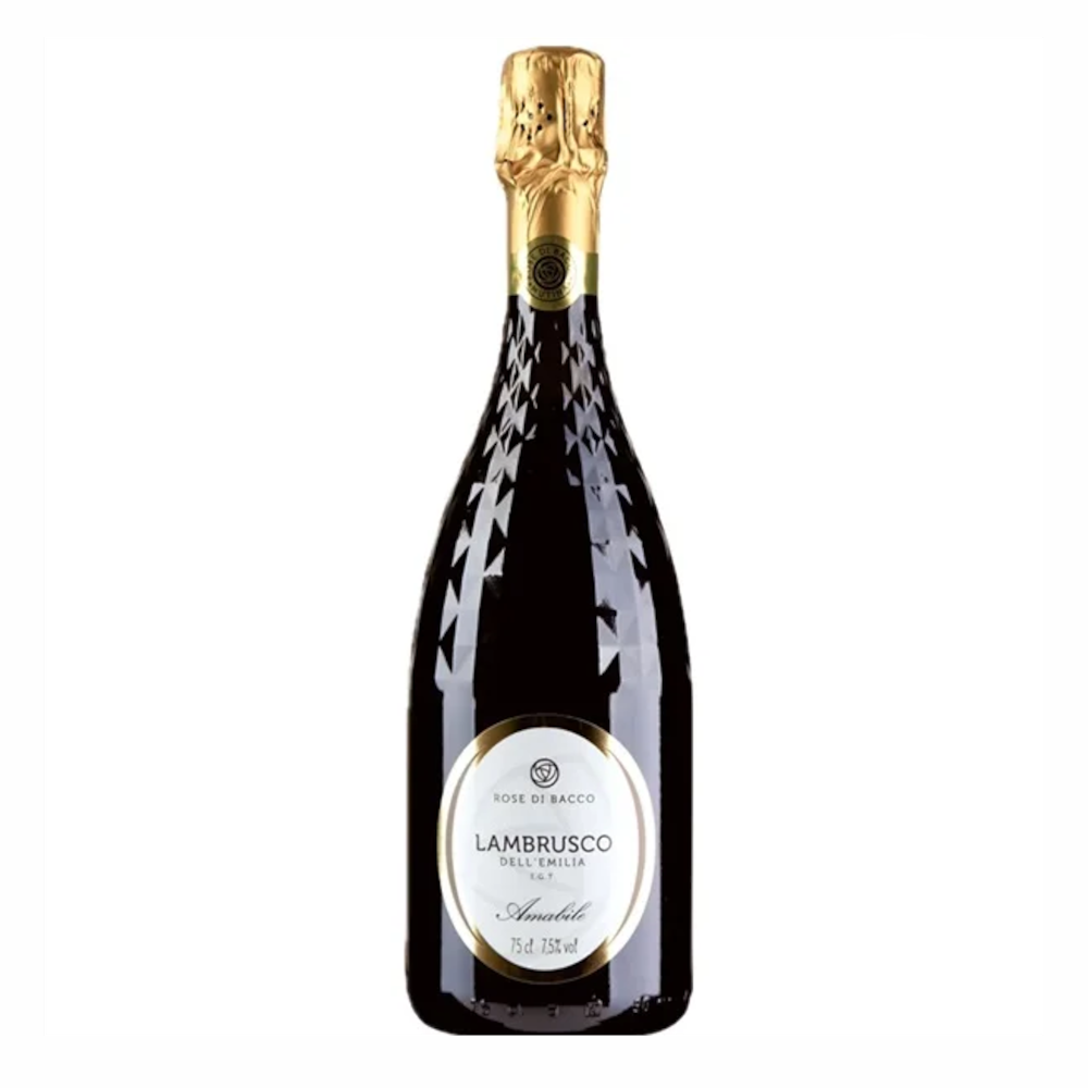 Wino Musujące Chiarli Lambrusco Rose di Bacco Amabile Rosso IGT 7,5% czerwone półsłodkie 750 ml