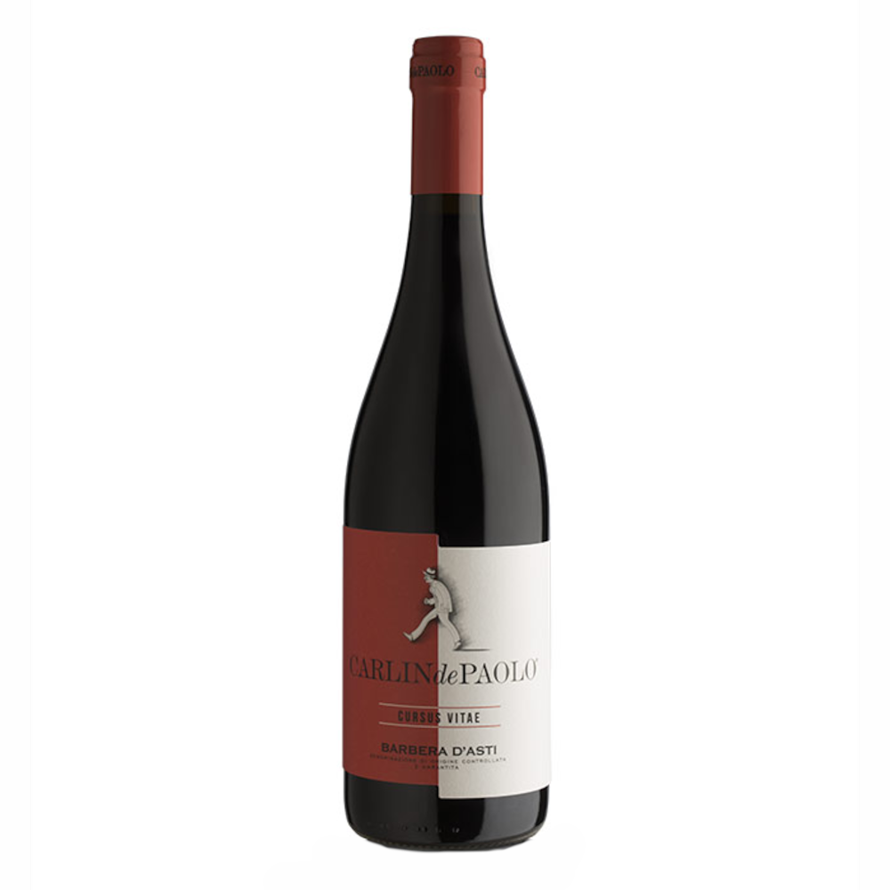 Wino Carlin de Paolo Barbera d'Asti DOCG Cursus Vitae 13,5% czerwone 750 ml