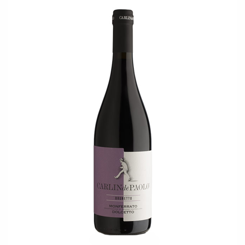 Wino Carlin de Paolo Dolcetto DOC Monferrato Brunetto 12,5% czerwone 750 ml