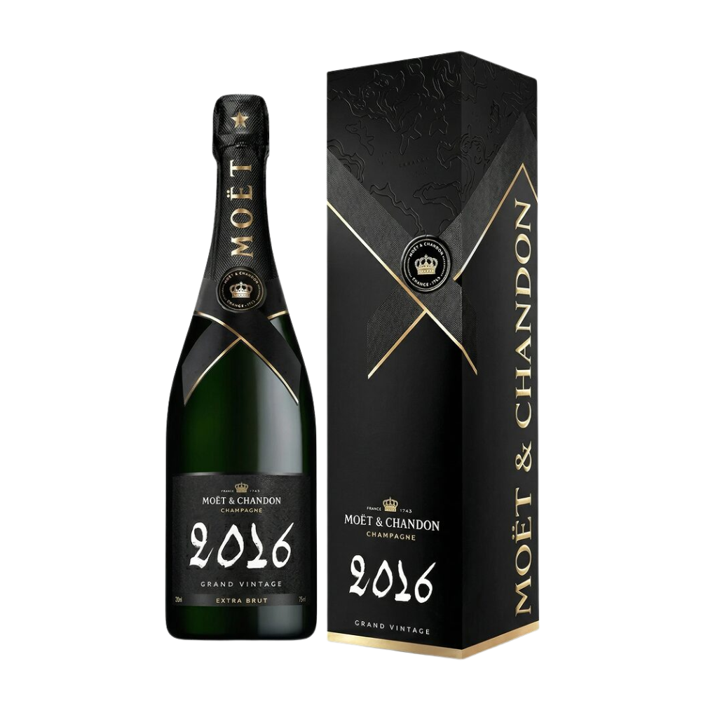 Szampan Moet & Chandon Grand Vintage 2016 Extra Brut 12,5% biały wytrawny 750 ml kartonik