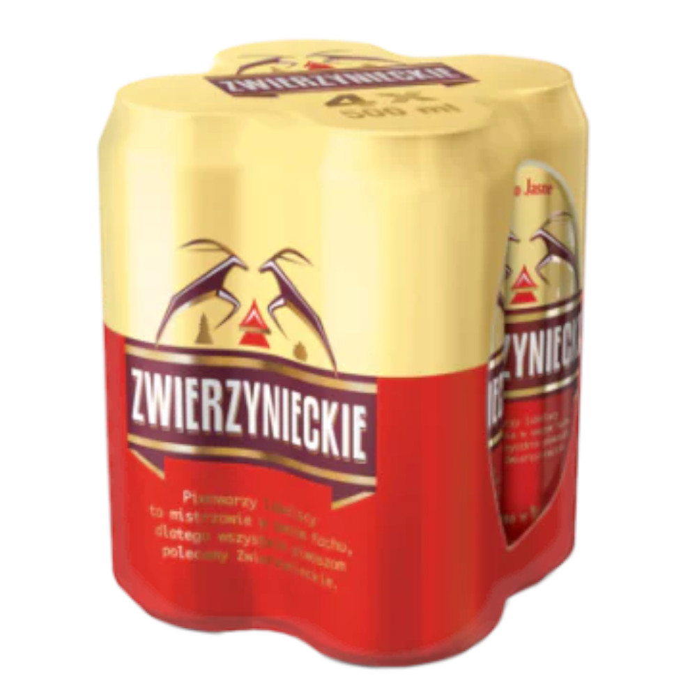 Piwo Perła Zwierzynieckie 5% 6 x 4 pak 500 ml Puszka DRS