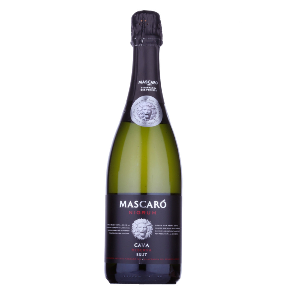 Wino Musujące Mascaro Cava Nigrum Reserva Brut 12% białe wytrawne 750 ml