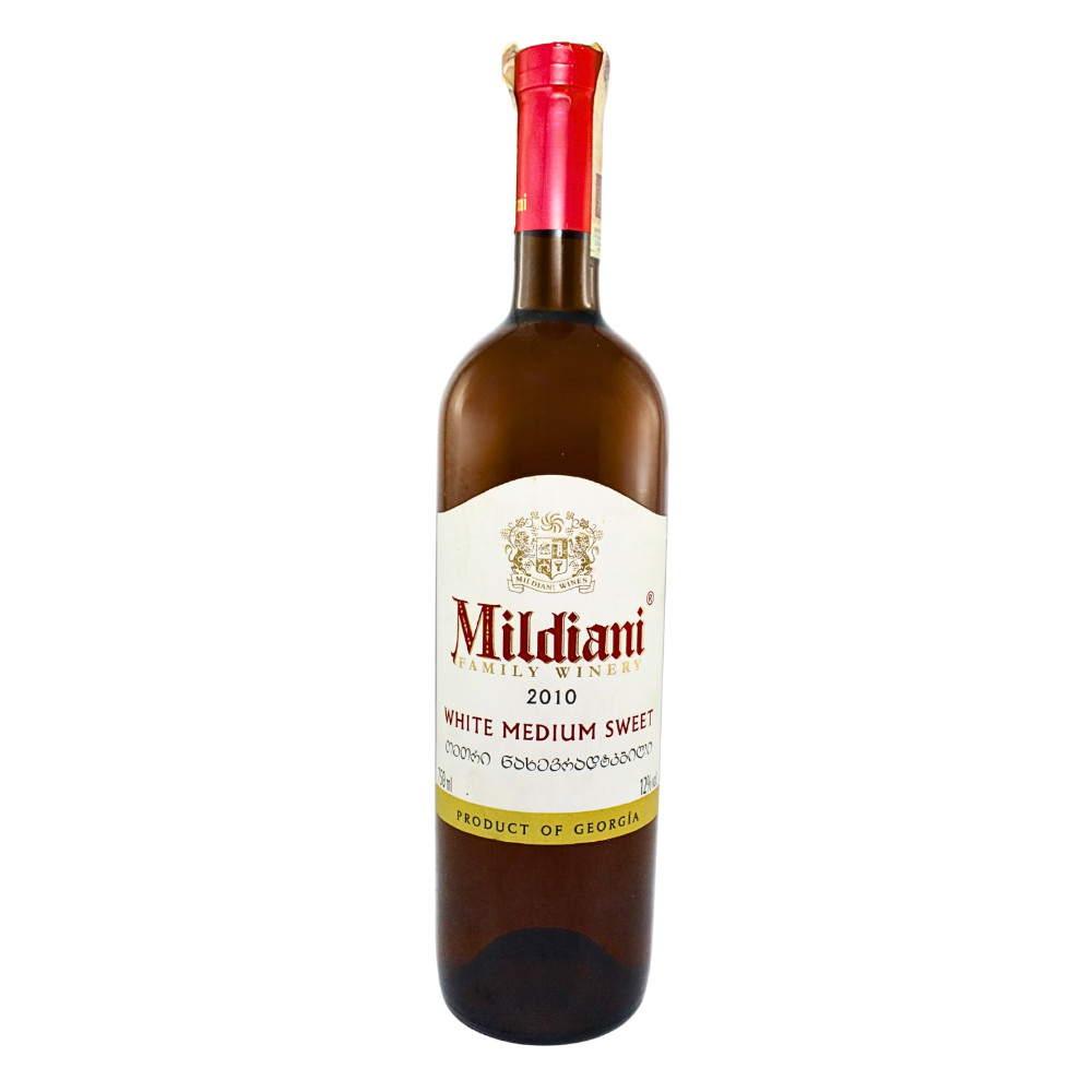 Wino Mildiani białe półsłodkie 750 ml