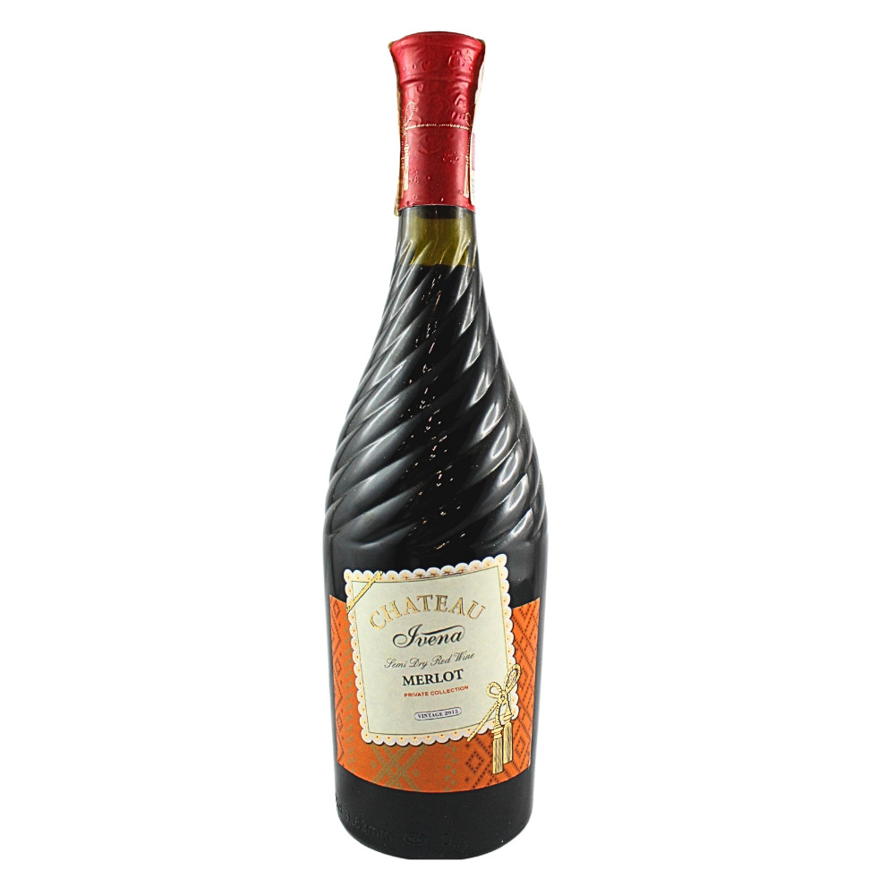 Wino Chateau Ivena Merlot 13% czerwone półwytrawne 750 ml