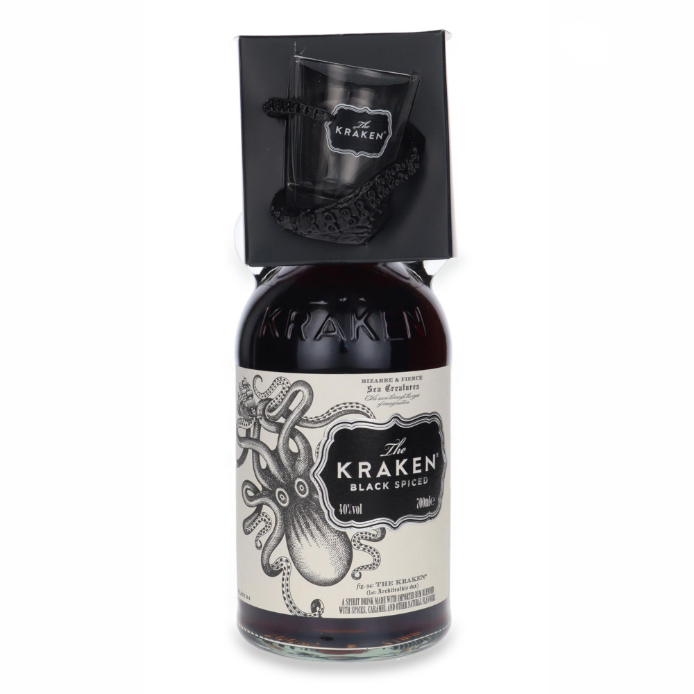 Rum Kraken Black Spiced + 1 kieliszek 40% 700 ml