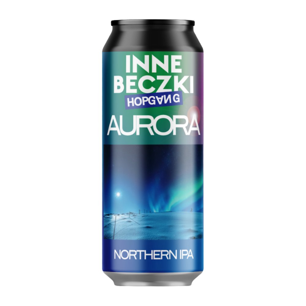 Piwo Inne Beczki Hopgang Aurora Northern IPA 5,8% 500 ml puszka