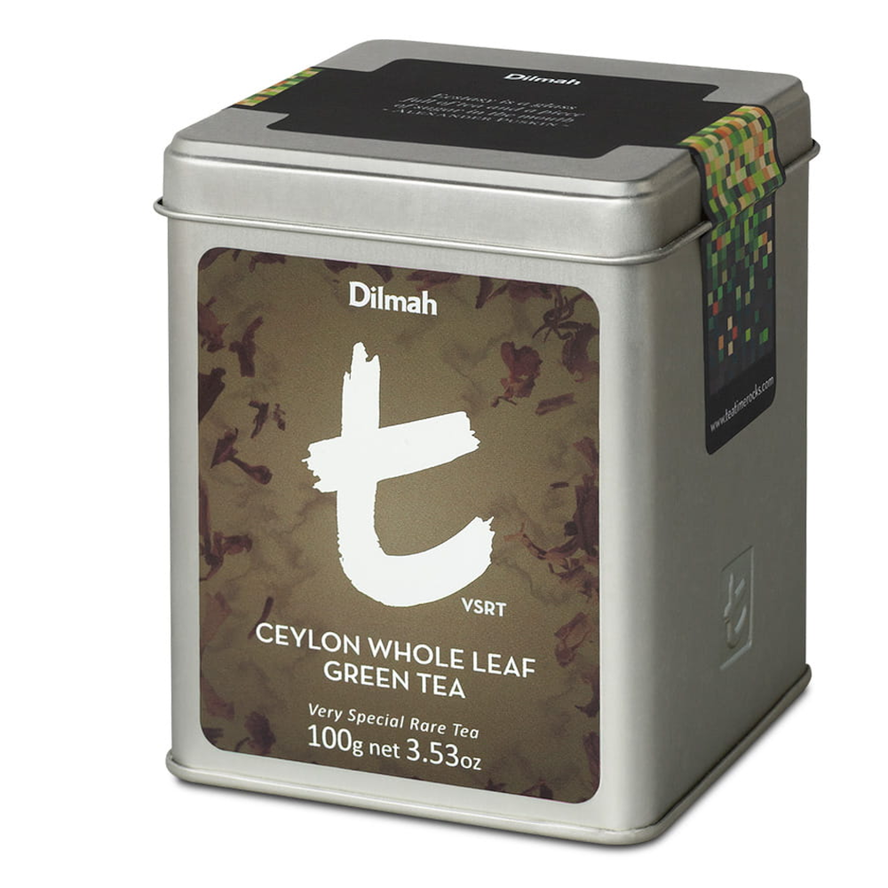 Herbata Dilmah Ceylon Whole Leaf Green Tea t-SERIES puszka 100 g