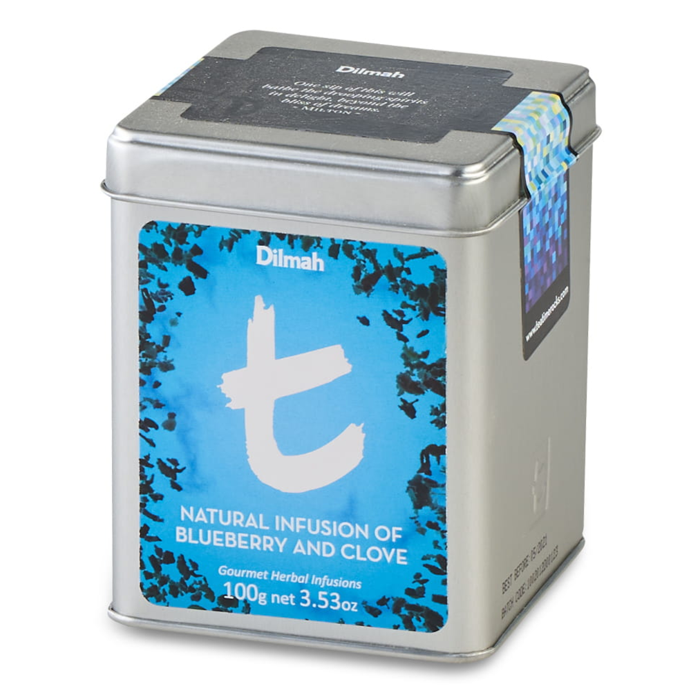 Herbata Dilmah Natural Infusion of Blueberry and Clove t-SERIES puszka 100 g
