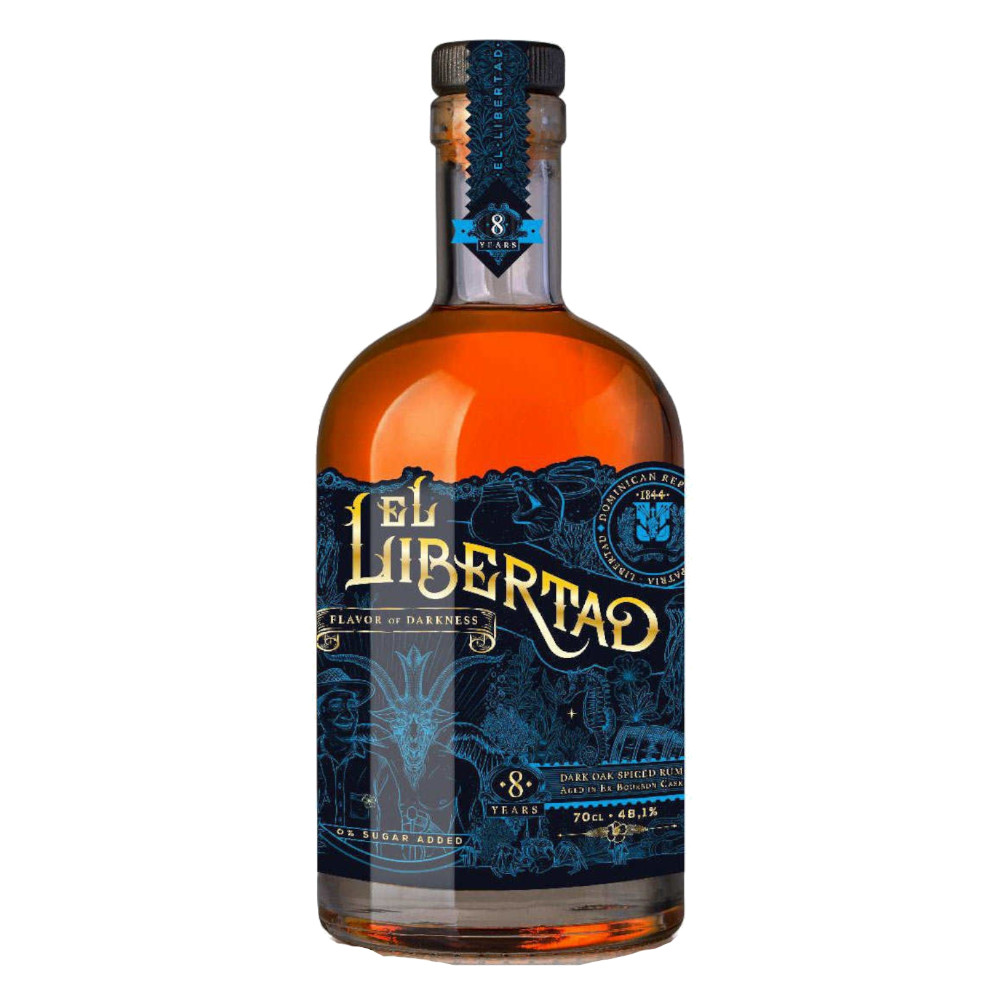 Rum El Libertad Dark Spiced 8 YO 48,1% 700 ml