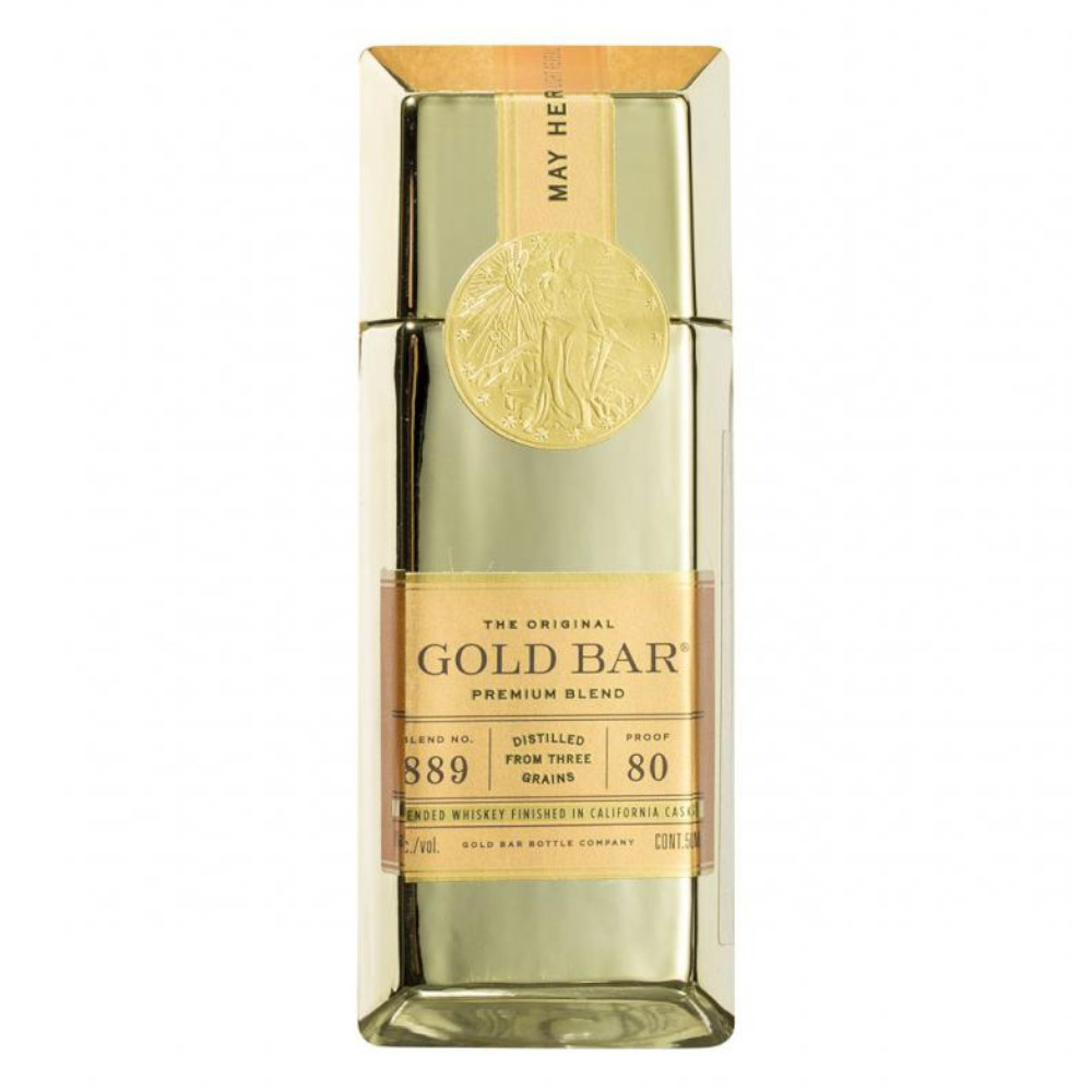 Whisky Gold Bar American 40% 50 ml